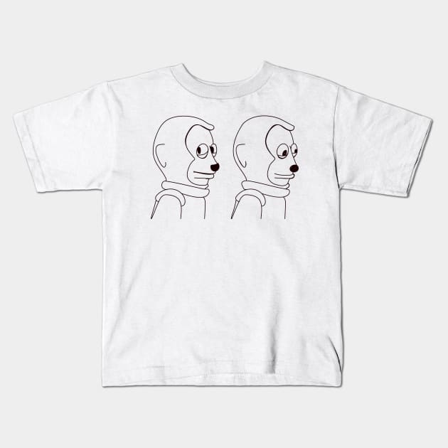 Awkward Monkey Meme Kids T-Shirt by Meme Gifts